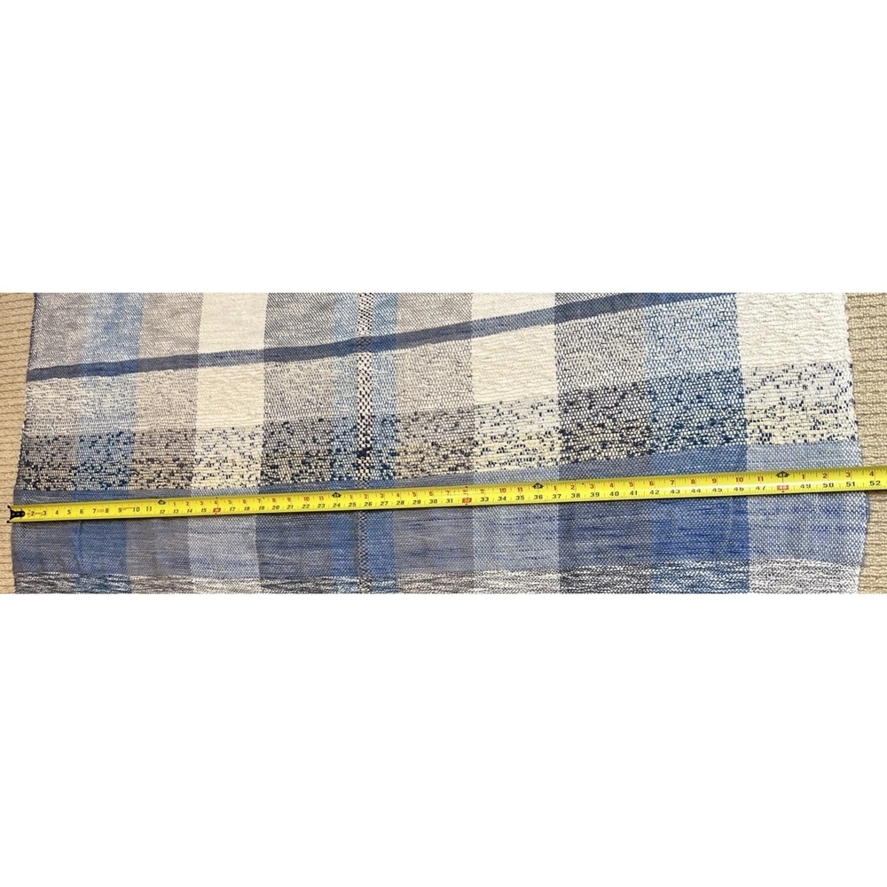 All Roads Design Throw Blanket Anthropologie Bloomfield Fringe Handcrafted-Mint! - Picture 10 of 12